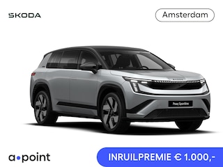 Skoda Peaq 90 Sportline 7p. 286 pk | Panorama Dak | Derde zitrij | Trekhaak | Winter Pakket | Zwart Dak | 21" lichtmetalen velgen "Dugong" zwart gepolijst