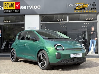 Renault Twingo E-Tech urban range techno 27.5 kWh Nieuwe auto | V2G ready | 18" lichtmetalen velgen 'Reverso noir diamantée | prachtige kleur vert absolu | 11 kWh laden standaard en 50 kWh DC laden |