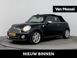 Mini Cooper Cabrio 1.6 122Pk Chili | Climate Control | Stoelverwarming | Zwart stoffen Cabriodak | Parkeersensoren | Lichtmetalen Velgen | Windscherm | Alarm kl.3 |