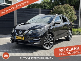 Nissan Qashqai Tekna + 1.3 DIG-T DCT7 Automaat Navigatie, Rondomzichtcamera, Keyless, Trekhaak, Panoramadak, Apple Carplay, Android Auto