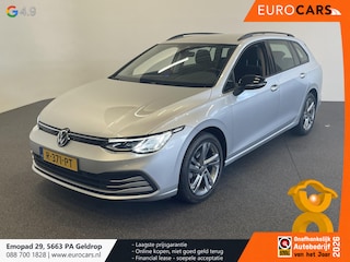 Volkswagen Golf Variant 1.0 eTSI 110pk DSG Life Automaat Navigatie Climate Control Parkeer sensoren Cruise control adaptieve Stoelverwarming Led
