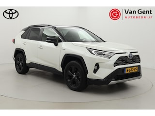 Toyota RAV4 2.5 Hybrid AWD Bi-Tone | Apple Carplay / Android Auto | Stoel-/stuurverwarming | Verwarmbare voorruit | Leder | LED | Parkeersensoren voor/achter | Camera | Keyless | Adaptive Cruise | Clima | 18 inch