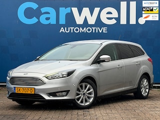 Ford Focus Wagon 1.0 Titanium|2e Eigenaar|6Bak-125PK|Trekhaak|Navi|Climate|Cruise|PDC V+A|CarPLay|N.A.P|Apk tot 16-02-2027|