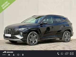 Hyundai Tucson 1.6 T-GDI PHEV N Line 4WD / SOH 100% / Fabrieksgarantie tot 05-2027 / Dealer onderhouden / Trekgewicht 1.350 kg / Stuur- Stoel & Achterbank verwarming / Rondomzicht camera / Apple Carplay/Android Auto / Elektrische achterklep / Stoelventilatie /