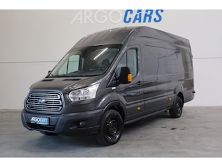 Ford Transit 350 2.0 TDCI L4/H3 170PK GRIJS Limited RWD CAMERA PDC AIRCO CRUISE CONTROL TOPSTAAT LEASE V/A €142,- p.m. INRUIL MOG