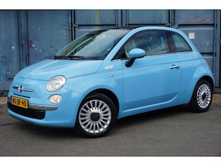 Fiat 500 1.4-16V Lounge | Climate control | Panorama dak | Azzurro Cappellini