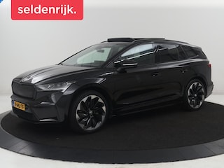 Skoda Enyaq iV 80 Business Edition | SOH 93,6% | Panoramadak | Leder/alcantara | Memory | Stuur/stoel verwarming | Adaptive cruise | Carplay | Sfeerverlichting | Camera | Park assist | Trekhaak