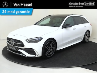 Mercedes-Benz C-klasse Estate 300 e Star Edition AMG Line / Memory-Stoelen / Night-Pakket / Panaromadak / Winterpakket / 360Graden-Camera /