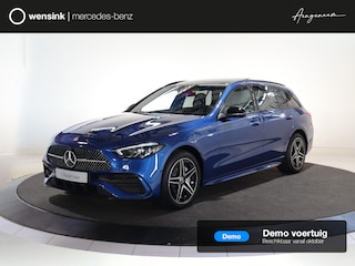 Mercedes-Benz C-klasse Estate 300e Business Solution AMG | Panoramaschuifdak | Night | Trekhaak | 360° camera | DISTRONIC