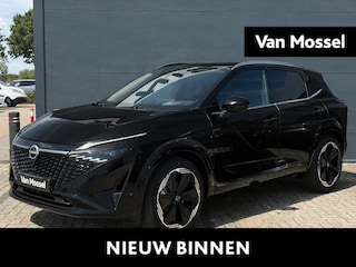 Nissan Qashqai 1.5 e-Power Tekna Plus 205PK | Rijklaarprijs! | Head-Up Display | BOSE Audio | Panoramadak | Stoel,- Stuur en Voorruitverwarming | 20'' Inch Velgen | Apple CarPlay & Android Auto | Nieuw uit voorraad leverbaar!