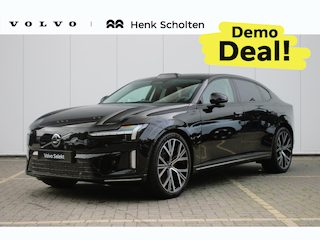 Volvo ES90 Single Motor Extended Range Ultra 92 kWh | 22" 5-Y Spaaks Glossy Black Diamond Cut velgen | Extra getint glas | Bowers & Wilkins audio | Chrome pack | Geventileerde stoelen voor + achter | Stoelverwarming voor + achter | Adaptive cruise control | Pilot assist | 360° camera |