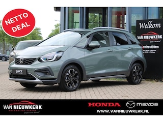 Honda Jazz 1.5 i-MMD 122pk Hybrid Automaat Advance Crosstar | Nettodeal Voorraad Aktie | Adaptieve Cruise | Parkeercamera | Stoelverwarming | Navi & Carplay |