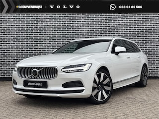 Volvo V90 2.0 T6 Plug-in hybrid AWD Plus Bright | Long Range | Adaptieve Cruise Control | 360° Parkeercamera | Stoel-/Stuurverwarming | Harman Kardon Audio | Sportstoelen | Dodehoek Detectie |