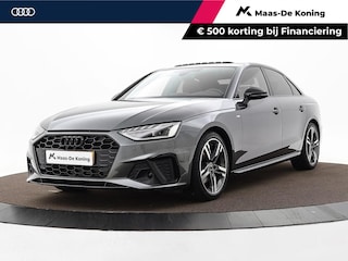 Audi A4 Limousine 35 TFSI 150pk S-Tronic S Edition Competition · Panoramadak · Camera · Apple/Android Car Play · Alarmklasse 3 · Audi Sound · Cruise Control ·