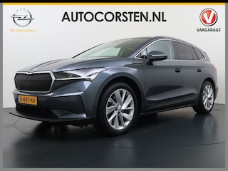 Skoda Enyaq iV 80 SOH 90% Warmtepomp Adap.Cruise Camera Stuur+Stoelverwarming Blind Spot 3-Zone Ecc Navi Apple Carplay Android Auto Matrix Led Keyless Assistentie Pakket Comfort-pakket Lane Assist P-Assist Lmv 20" Privacy Glas Pdc Isofix Origineel Nederlandse Auto Dealeronderhouden