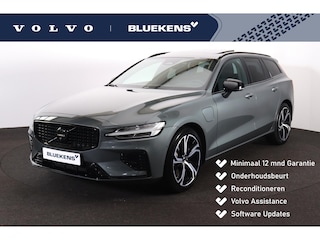 Volvo V60 2.0 T8 Plug-in hybrid AWD Ultra Dark - Performance - Panorama/schuifdak - IntelliSafe Assist & Surround - 360º Camera - Harman/Kardon audio - Verwarmde voorstoelen, stuur & achterbank - Parkeersensoren voor & achter - Elektr. bedienb. voorstoelen met geheugen - Head up display - Extra getint glas - 19' LMV