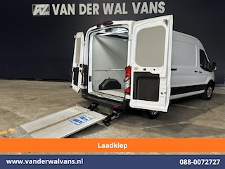 Ford Transit 2.0 TDCI 131pk L3H2 ** Laadklep ** Euro6 Airco | Camera | Navigatie | Apple Carplay | Adaptieve Cruisecontrol Android Auto, Parkeersensoren, Verwarmde voorruit, Stoelverwarming, Bijrijdersbank