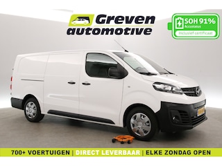 Opel Vivaro L3H1 75 kWh | Snelladen | SOH 91% | Airco | Cruise | Camera | 3 Zits | HuD | Carplay | Parkeersens.