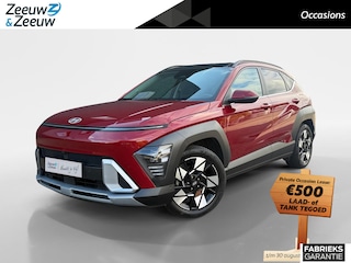 Hyundai Kona 1.6 GDI HEV Premium Sky | 1e Eigenaar | Panoramadak | Stoelkoeling/Verwarming | Elektr. Achterklep | Dodehoek detectie | 360 Camera | Fabrieksgarantie! |