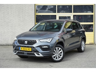 Seat Ateca 1.5 TSI 150PK! Style Business Intense BJ2021 Lmv 17" | Led V+A | Pdc | Panoramadak | Achteruitrijcamera | App-Connect | Navi | Climate control | Cruise control | Lederen bekleding | Verwarmd stuur | Verwarmde voorstoelen | Extra getint glas