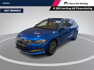 Skoda Superb Combi 1.4 TSI iV 218pk DSG Laurin & Klement · Panoramadak · 360 Camera · Inklap. Trekhaak · Elek. Stoelen + Geheugen · Matrix LED ·