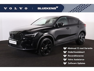 Volvo EC40 Performance Ultra Black Edition 82 kWh - Panoramadak - IntelliSafe Assist & Surround - 360º Camera - Harman/Kardon audio - Verwarmde voorstoelen, stuur & achterbank - Parkeersensoren voor & achter - Elektr. bedienb. voorstoelen met geheugen links - Draadloze tel. lader - Warmtepomp - 20' LMV