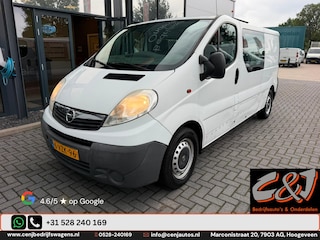 Opel Vivaro 2.0 CDTI L2H1 DC zijschade l airco l cruise l trekhaak l BTW