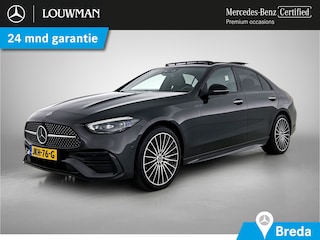 Mercedes-Benz C-klasse 300 e Business Solution AMG AMG Line | Night Pakket | Panorama Schuif-Kanteldak | 1 Inch AMG Velgen. Inclusief 24 maanden Mercedes-Benz Certified garantie voor Europa.