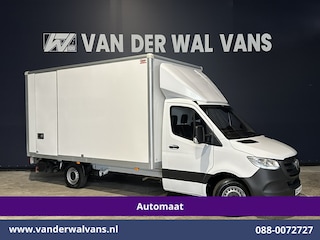 Mercedes-Benz Sprinter 315 CDI 150pk 9G-Tronic Automaat Bakwagen 21m3 KUUB Laadklep Zijdeur Euro6 Airco | Lat om Lat betimmering Leder, Bijrijdersbank
