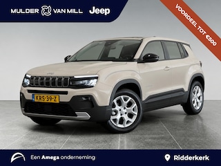 Jeep Avenger Altitude 1.2 Turbo 100pk | JBL HIFI | ELEKTR. ACHTERKLEP | ADAPTIVE CRUISE | KEYLESS ENTRY | NAVI | CAMERA | STOELVERW. | VERWARMDE VOORRUIT | ALL-SEASONBANDEN