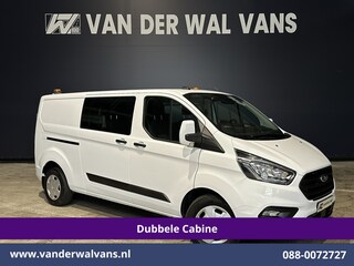 Ford Transit Custom 2.0 TDCI 130pk L2H1 Dubbele Cabine Euro6 Airco | 5-Zits | Camera | LED | Tachograaf Cruisecontrol, Trekhaak, Stoelverwarming, Verwarmde voorruit, Parkeersensoren