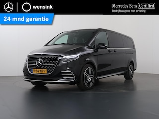 Mercedes-Benz V-klasse 300d | XL L3 | AMG | 4-MATIC | Dubbele Cabine | 360 CAMERA | DISTRONIC PLUS | LEDER ZWART "LUGANO" | ALARM | STOELVERWARMING | NAVIGATIE | CARPLAY | ANDROID AUTO | CLIMATE CONTROL | DAB+ | CERTIFIED