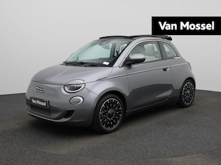 Fiat 500 500e 42 kWh La Prima | Cabrio | Automaat | Navigatie | Virtual Cockpit | Camera | Verwarmde Stoelen | Climate Control | Parkeersensoren | Keyless | Lichtmetalen Velgen |