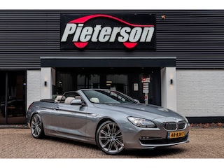 BMW 6-serie Cabrio 640i NAP DEALER OH HUD MEMORY LEDER XENON