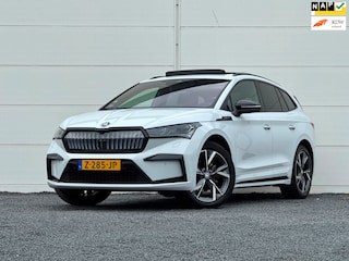 Skoda Enyaq 60 Sportline Org NL Pano Hud Canton Warmtepomp SOH 93% Crystal Grille 360 Camera Stoelverwarming voor+achter