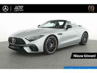 Mercedes-Benz SL Roadster 63 S E Performance Premium Plus | AMG Performance Stoelen | Adaptive Cruise Control & Stuur Assistent | Head-Up Display | Burmester Surround System | AMG High-Performance Ceramic Composite Rem systeem