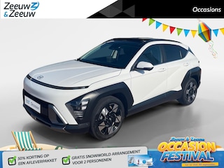 Hyundai Kona 1.6 GDI HEV Premium Sky *Automaat*Navi+360Camera*Schuif/kanteldak*Climate Control*Stoeverwarming/ventilatie*Adapt. Cruise Control*VOL OPTIES!