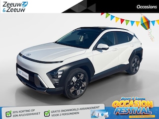 Hyundai Kona 1.6 GDI HEV Premium Sky *Automaat*Navi+360Camera*Schuif/kanteldak*Climate Control*Stoeverwarming/ventilatie*Adapt. Cruise Control*VOL OPTIES!