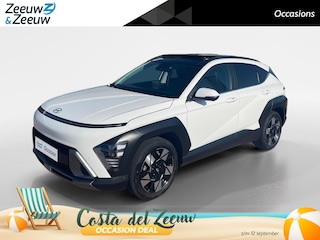 Hyundai Kona 1.6 GDI HEV Premium Sky *Automaat*Navi+360Camera*Schuif/kanteldak*Climate Control*Stoeverwarming/ventilatie*Adapt. Cruise Control*VOL OPTIES!
