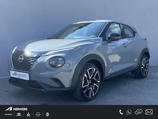 Nissan Juke 1.6 Hybrid N-Connecta /  €4.500 Voorraad Korting / 10 Jaar Nissan More garantie / Navigatie / Camera / Stoel Verwarming / Stuurwiel Verwarming / Apple Carplay & Android Auto / Cruise Control / Clima /
