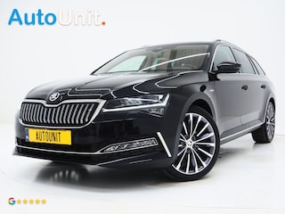 Skoda Superb Combi 1.4 TSI iV Laurin & Klement | Leder | Trekhaak | Stoelventilatie | Massage | Canton | Keyless | Memory | Carplay
