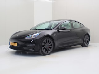 Tesla Model 3 Performance AWD 486pk 75 kWh FACELIFT 87,4% SoH [ WIT LEDER+AUTOPILOT+567KM WLTP+PREMIUM AUDIO ]