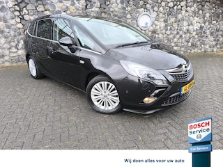 Opel Zafira Tourer 1.4 Business+ 7p. Pano dak, onyx voorruit, Dab+ audio, blind spot, Trekhaak, Climate en cruise control, Navi, all season banden, comfort stoelen,prive glas.