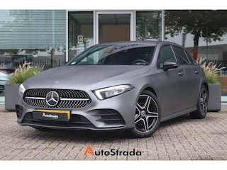 Mercedes-Benz A 180 AMG-Line 136pk | Designo Grau | Sfeer | Stoelverwarming | Camera | LED | Cruise | Climate |