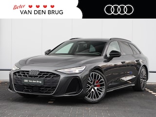 Audi A6 Avant 55 TFSI e quattro S edition Competition | Luchtvering | B&O met hoofdsteunspeakers | Matrix/O-led | HUD | Bijrijderscherm | Rode stiksels | Sfeerverl. | Stuurverwarming | Stoel verw. v+a | 21'' velgen | Carbon inleg | Trekhaak |