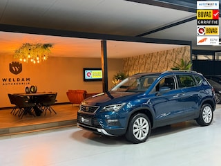 Seat Ateca 1.0 EcoTSI Style Edition|Lava Blue|Dealer Onderhouden|AllSeason|Virtual Cockpit|LED|Navi|CarPlay|Cruise|PDC|Rijklaar