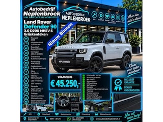 Land Rover Defender 3.0 D200 90 MHEV S Grijskenteken uit 2021 km 125.000