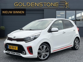 Kia Picanto 1.0 T-GDI GT-Line 102pk l Draadloze telefoonlader l Carplay l 2e Eigenaar l Keyless l Camera l Stoelverw-Stuurverw l Leder l Navi l Airco l Cruise l Lm velgen l Pdc l N.A.P l Net beurt gehad l Apk tot 09-2027