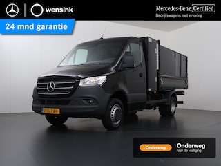 Mercedes-Benz Sprinter 515 CDI | L2 | KIPPER 2-ZIJDIG | 3500 KG TREKHAAK | 3-ZITS | DUBBELLUCHT | AIRCO | CRUISE CONTROL | HOGE BOORDEN LAADBAK | CERTIFIED
