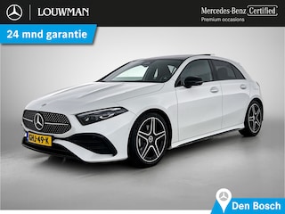 Mercedes-Benz A-klasse 180 Star Edition AMG Line Plus | Night pakket | Panorama Schuifdak | Cognac AMG interieur | Memory Seats | Parkeerpakket met 360°-camera | Head-Up display | Sfeerverlichting | Keyless Go pakket Inclusief 24 maanden MB Certified garantie voor Europa.